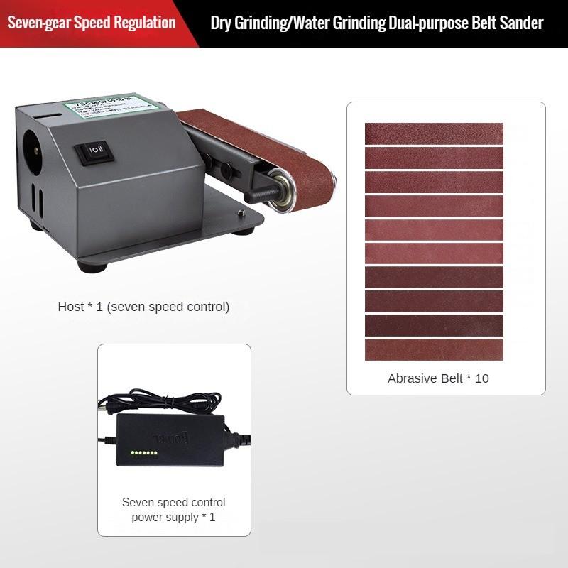 Wet And Dry Dual-use Sharpener Automatic Small Electric Water Sandblasting Belt Machine Household Sharpening Scissors Equipment