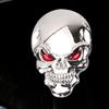 Zinc Zinc Zinc Alloy 3d Metal Skull Car Sticker 3D Metal 3d Metal Skull Emblem Badge  Car Decoration