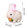 Electronic Rabbit Toy Simulated Bunny Doll Interactive Plush Figures Hopping Robotic Animal Jumping toys birthday gifts for Kids