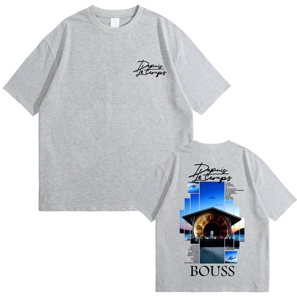 Rapper Bouss Et Si Jechoue Album Grafik T-Shirt Herren Damen Hip Hop Mode Popmusik T-Shirt Männlich Lässig Baumwolle Vintage T-Shirts