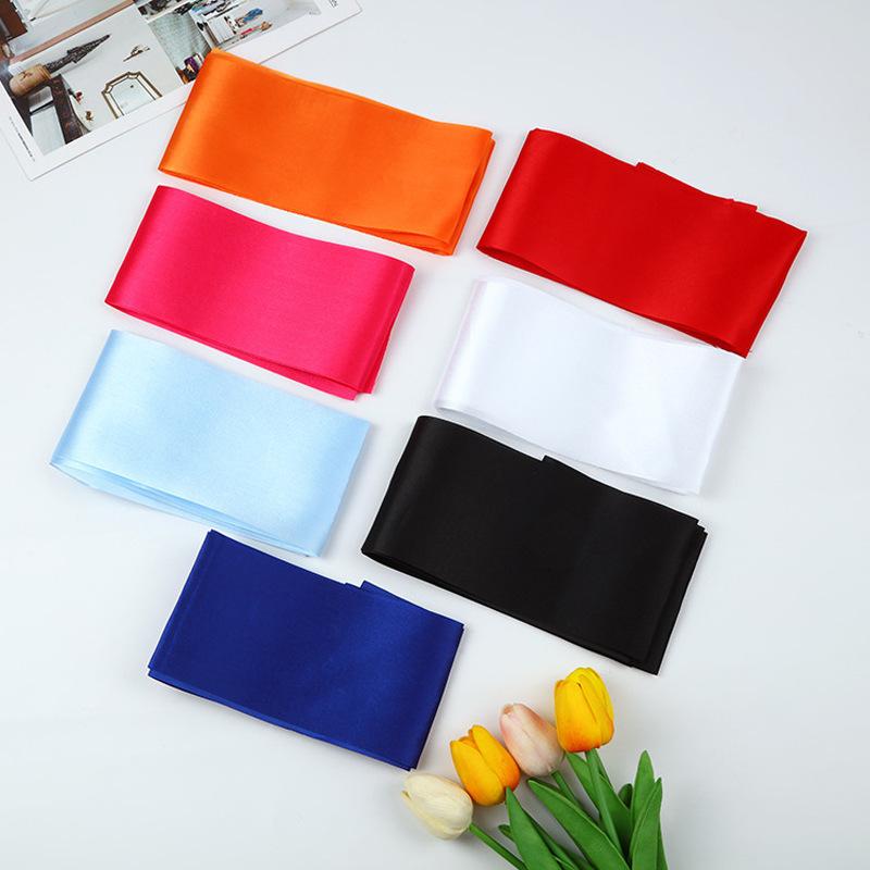 DIY Blank Satin Sash Belts Shoulder Straps with Multi-Color Options for Graduation, Parties & Events