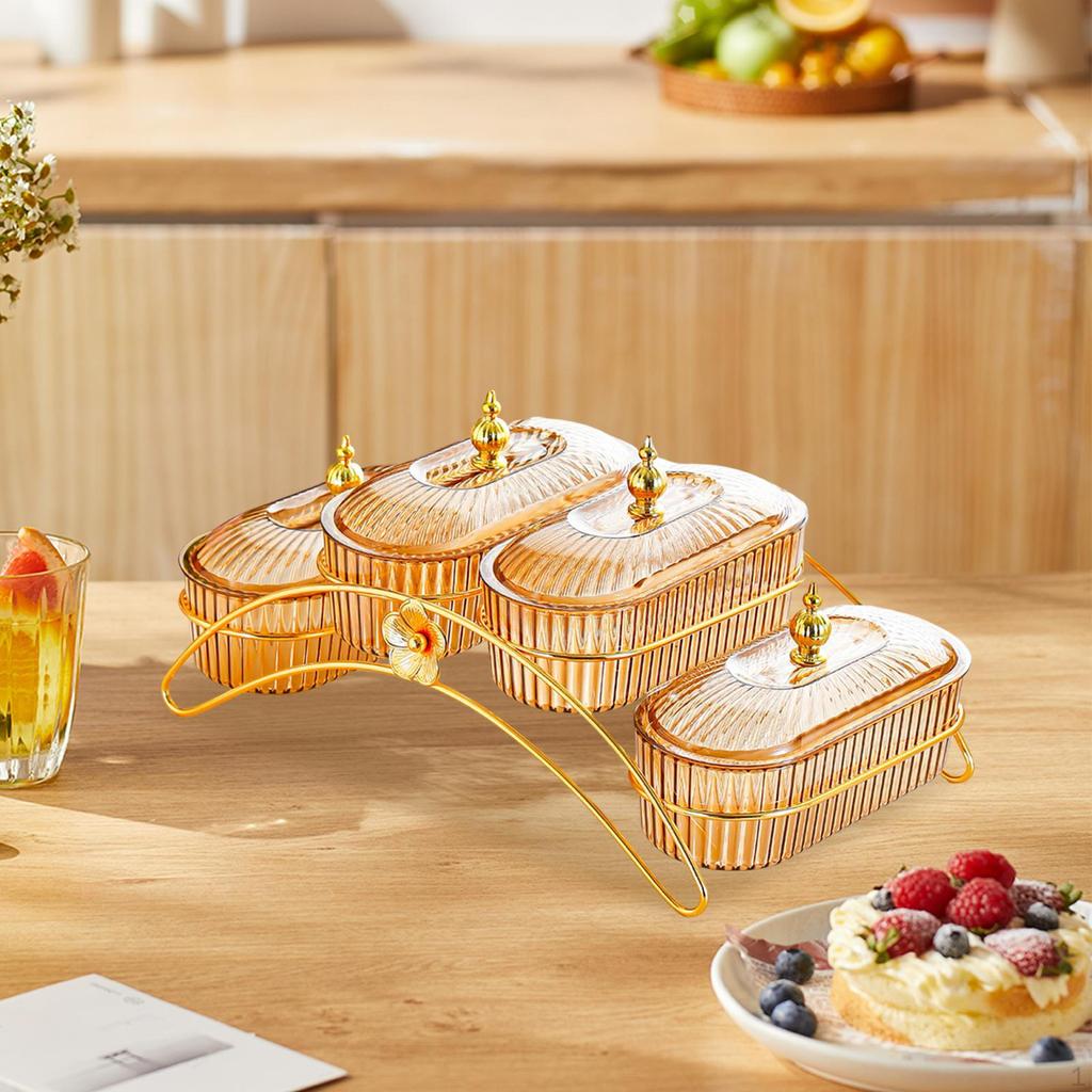Dried Fruit Dish Appetizer Food Serving Tray Nuts Platter Snack Dishes for