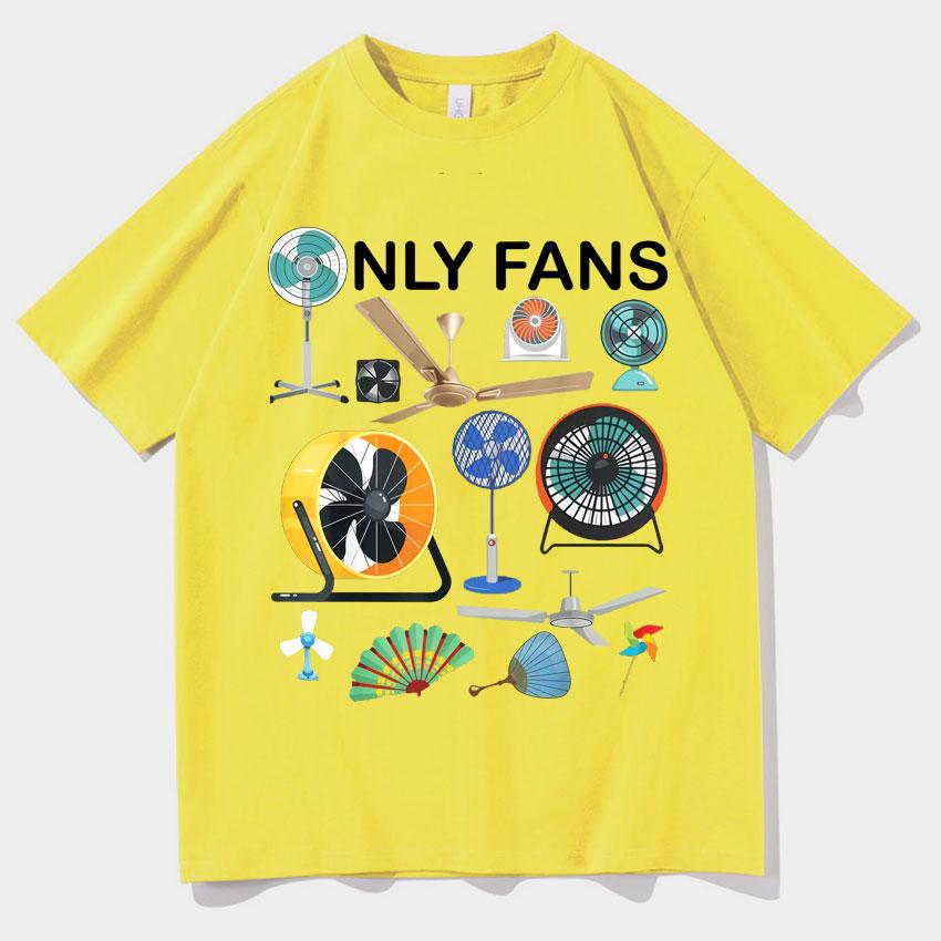 Men Women Fashion Only Fans Graphics Funny Tee Shirt Loose Clothing Short Sleeve Round Neck Cotton Tees T-Shirts