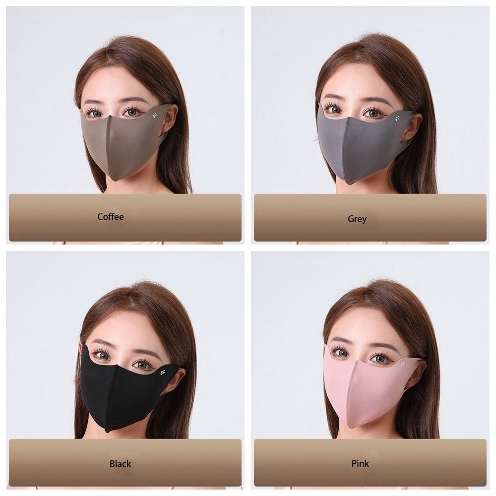 Face Mask Ice Silk Mask Sunscreen Face Scarf Face Gini Mask Elastic Face Cover  Cycling