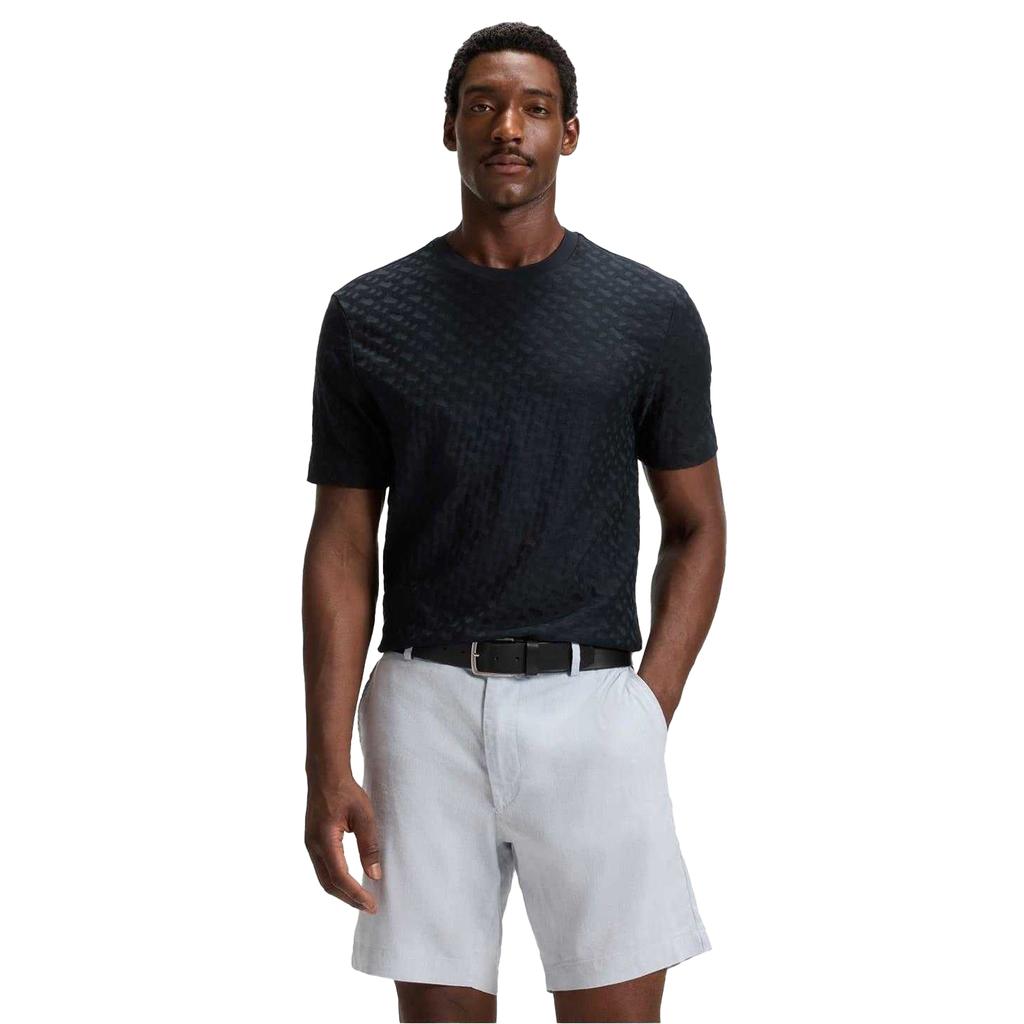 Boss Mens Logo Leather Pin Belt