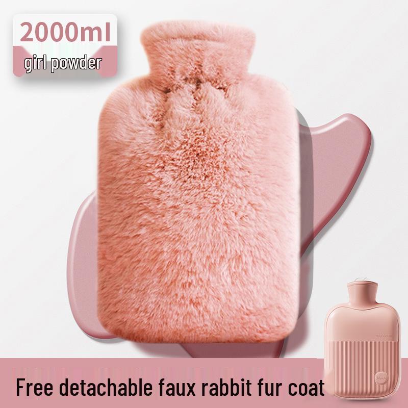 Plush Water Bottle: Hot Compress Hand Warmer Bag for Bed