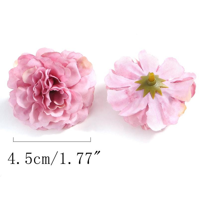 10Pcs Silk Rose Artificial Flowers for Home Decor Wedding Decoration Supplies DIY Bride Crafts Wreath Accessories Fake Flowers