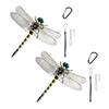 1/2/3/4/5 Sets Fake Dragonfly Decoration Portable Outdoor Camping Gnats Fly Repellent Simulated 3D Dragonfly Model Ornament Kids Educational Toy