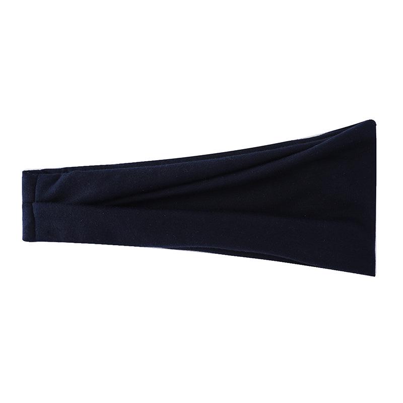 

Унисекс Однотонная Эластичная Повязка на Голову для Йоги – Корейский Стиль для Фитнеса и Бега, Резинка для Волос на Осень
