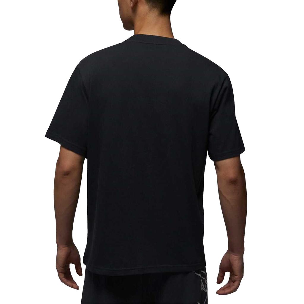 Jordan Dri FIT T Shirts Men's Black Crew Neck Moderate HQ9092-010