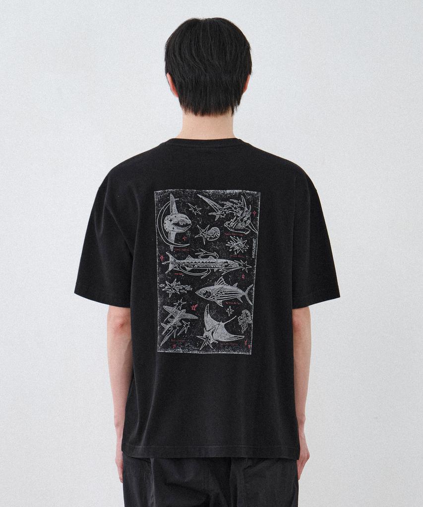 HELEMENT Stella Pigment Short Sleeve T-Shirt (Black)