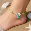 Colorful Beaded Foot Chain Bohemian Style Foot Bracelets  Jewelry Accessories