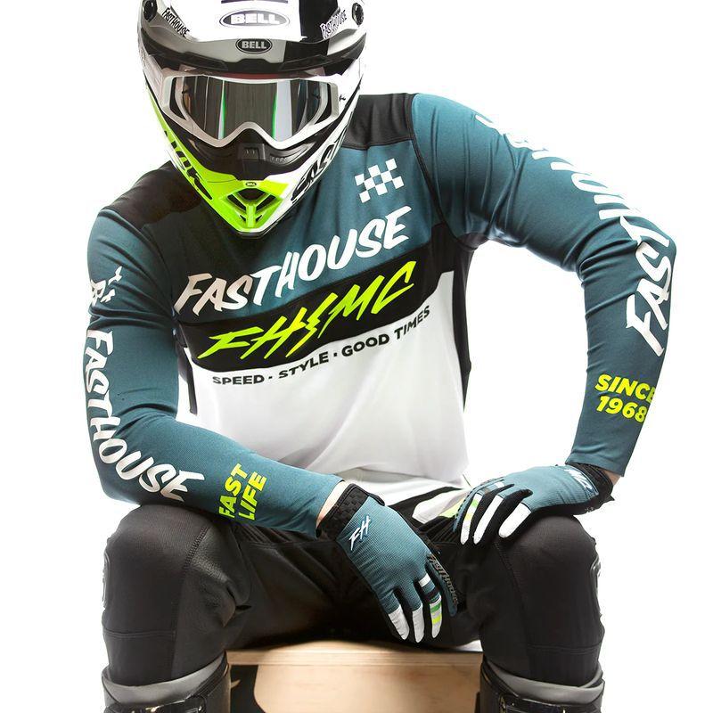 Fasthouse Vintage Off-Road Track Cycling Suit Sunscreen Suit Motorcycle Suit Rally Suit Knight Suit