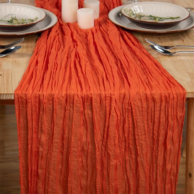 Sheer Voile Table Runner Wedding Birthday Party Decor