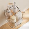 Drainage Bathroom Grid Storage Rack Punch Free Toothbrush Storage Shelves  Bathroom Organizer