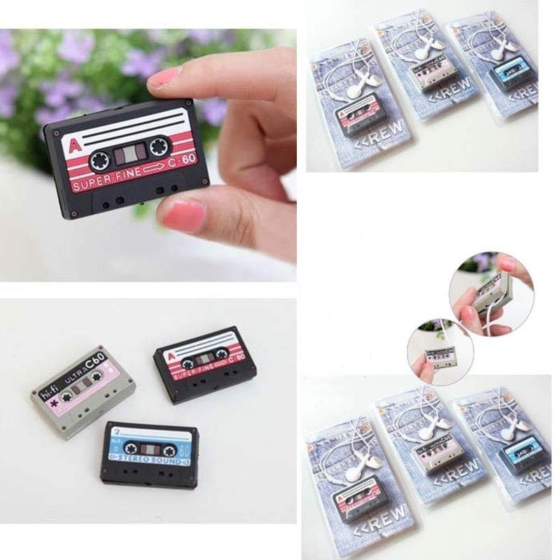 Vintage Tape Design Cable Winder for Headphones Cable Tie Cord Organizer Holder Phone Accessories