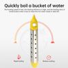 2500W Tankless Water Heater Electric with Auto Off Anti Scald Stainless Steel Protective Guard Indicator Light Portable
