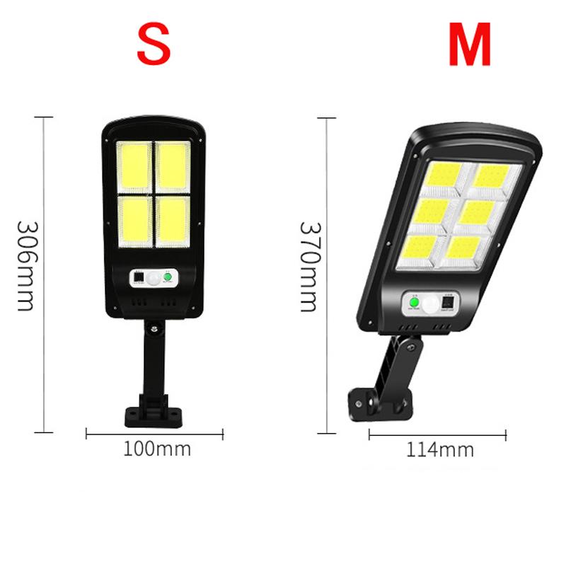 Luz de Calle Solar Lámpara de Pared Exterior Impermeable Sensor de Movimiento PIR Ahorro de Energía Luz Jardín Patio Porche Iluminación de Garaje