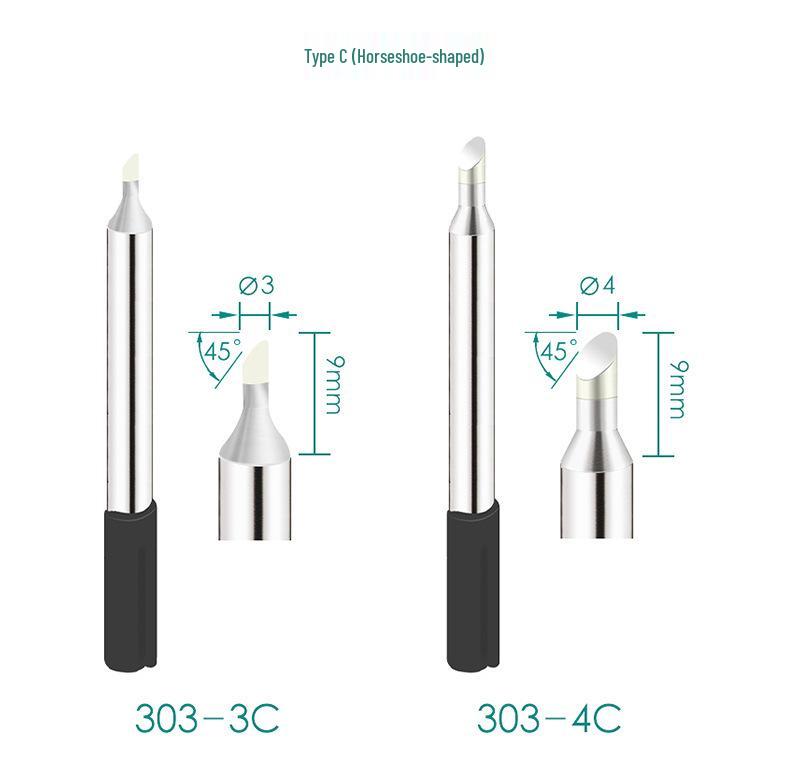 QUICK Kuaike 301/303 Soldering Station Tips: 303B/I/C/D.