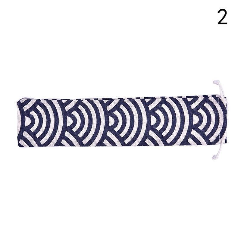 1pc Drawstring Bag Portable Tableware Bag Cotton Linen Spoon Chopsticks Storage Cutlery Case For Travel Dinnerware Accessories