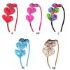 Glitter Heart Headdress Colorful Sequins Headband Creative Theme Party Headp