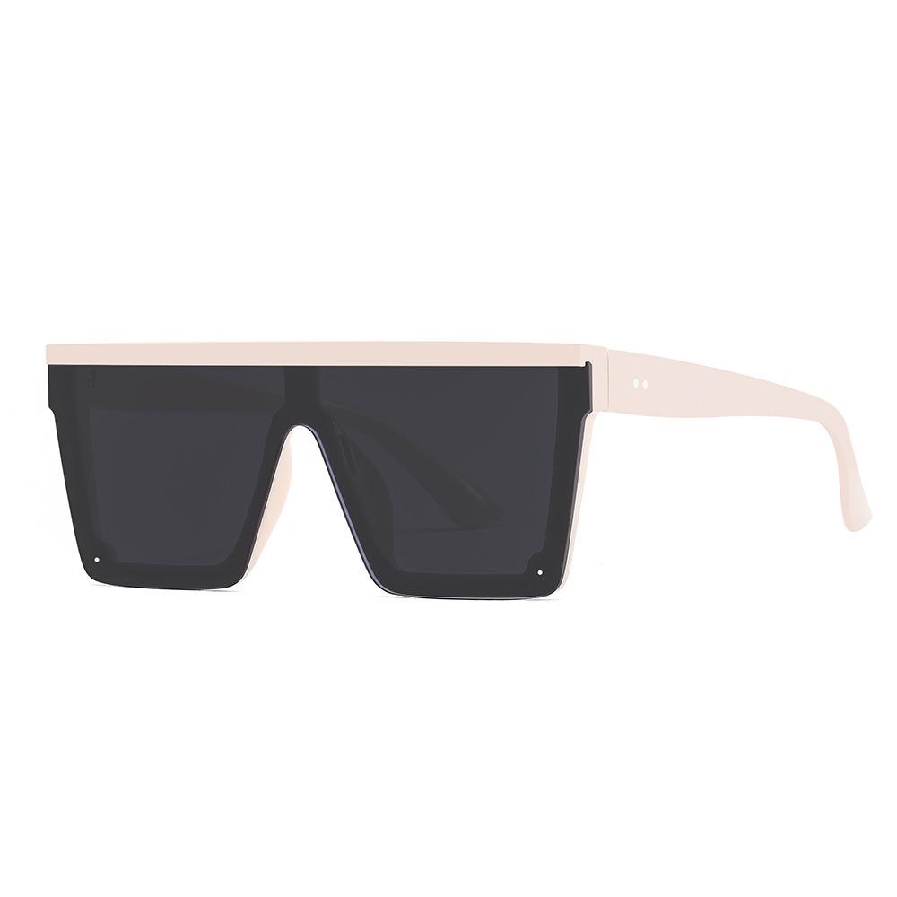 Trendy Square Unisex One-Piece Sunglasses In Stock
