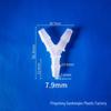 Y-Type Tee Pagoda Rubber Hose Connector for Household Appliances