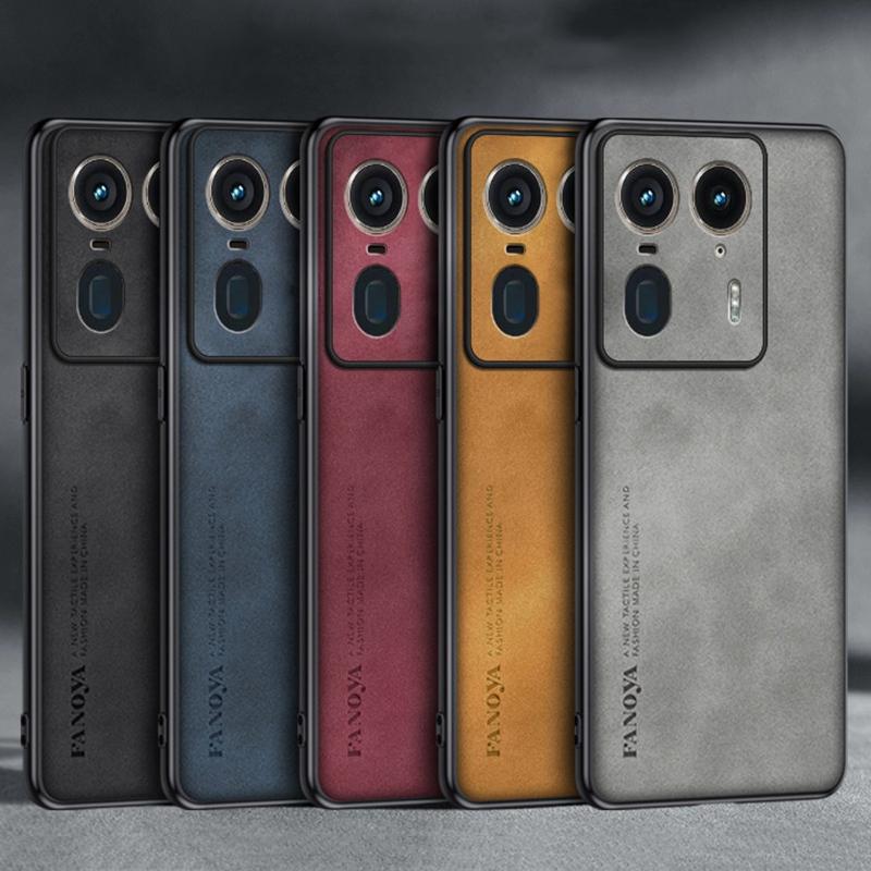 For Motorola Edge 50 Ultra Case Luxury PU Leather Phone Case For Motorola Moto X50 Ultra 5G Back Cover Matte Silicone Protection