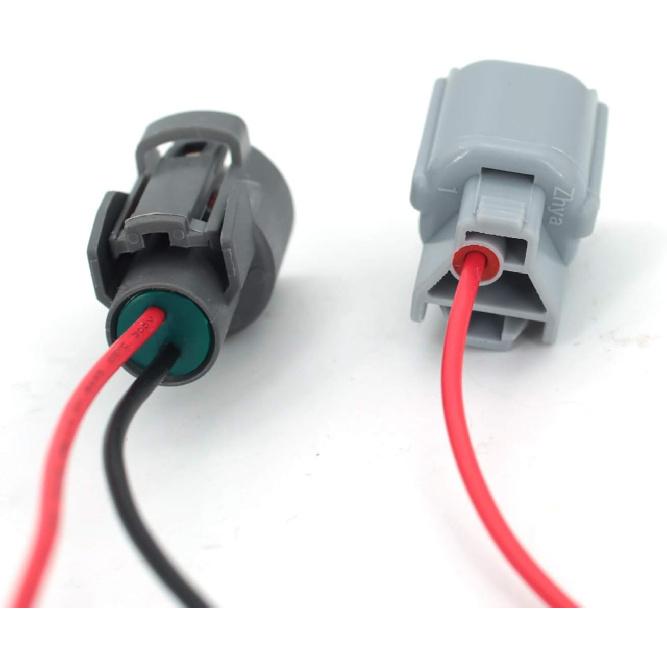 OCESTORE 645-203 VTEC Power Steering Oil Pressure Switch Connector and Solenoid Plug Pigtail Wire Harness Lead Female Kit for Ac-cord Ci-vic Prelude