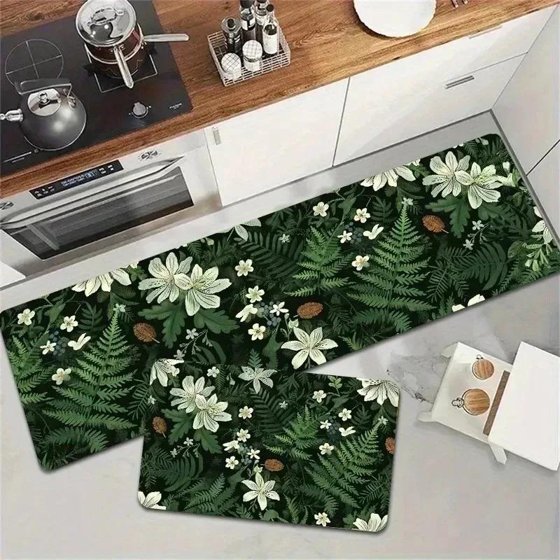 1PC Coffee Pattern Home Door Mats Kitchen Rugs Non-Slip Pop Design Living Room Rugs Bath Mat Carpet for Home Sink Laundry Decor
