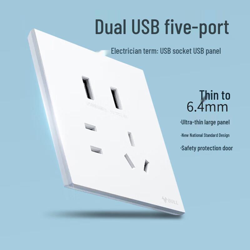 BULL G56 Series Wall Switch with USB