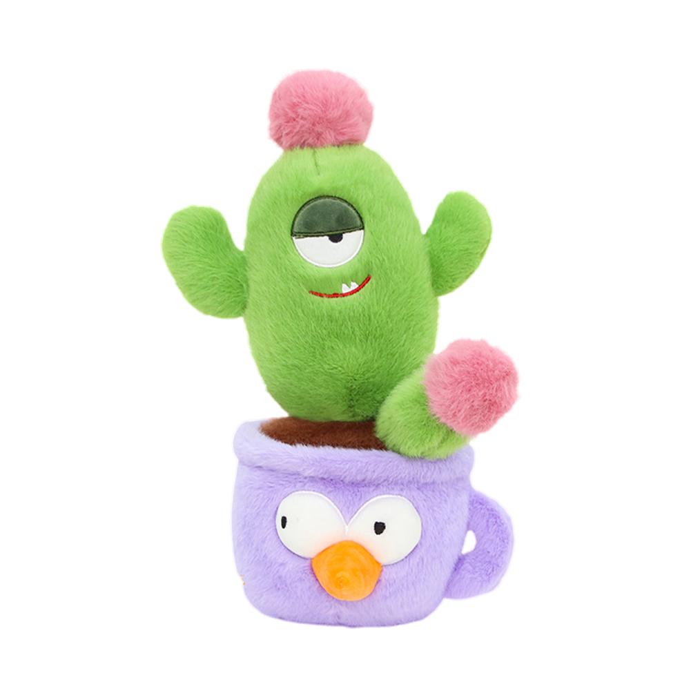 Creative Potted Plant Plush Toy Cute Flower Plush Doll Lifelike Tulip Cactus Cedar Sunflower Plush Stuffed Toys Gifts For Boys Girls