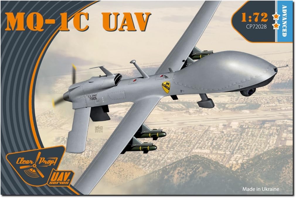 

Clearprop 1/72 Американський БПЛА MQ-1C Пластиковий набір для моделювання CPU72028 (Літак)