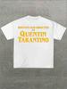 Retro Quentin Tarantino Written And Directed By Film Credit Typography Print Graphic TeeCasual