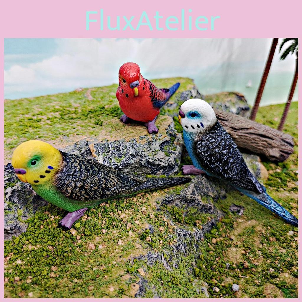 Realistic Bird Model Pvc Parrot Decorative Figurine For Kids Learning And Display