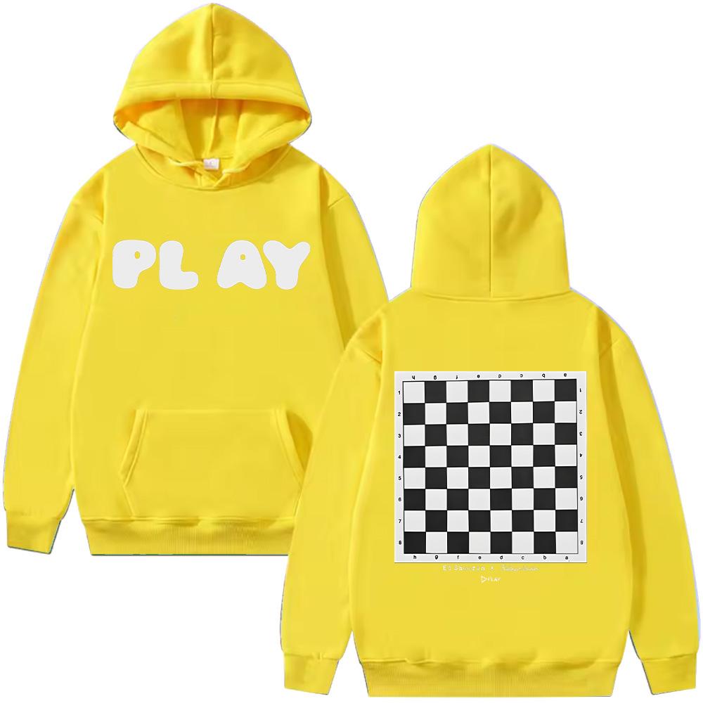 Ed Sheeran Play X KidSuper Mikiny Unisex Harajuku Vintage Hip Hop Mikina Vysoká Kvalita Oversized Streetwear Ležérní Mikina s Kapucí