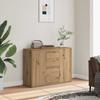 Vidaxl Commode, Artisan Eik, 88X30X64 Cm, Materiaal Houtvezelplaat