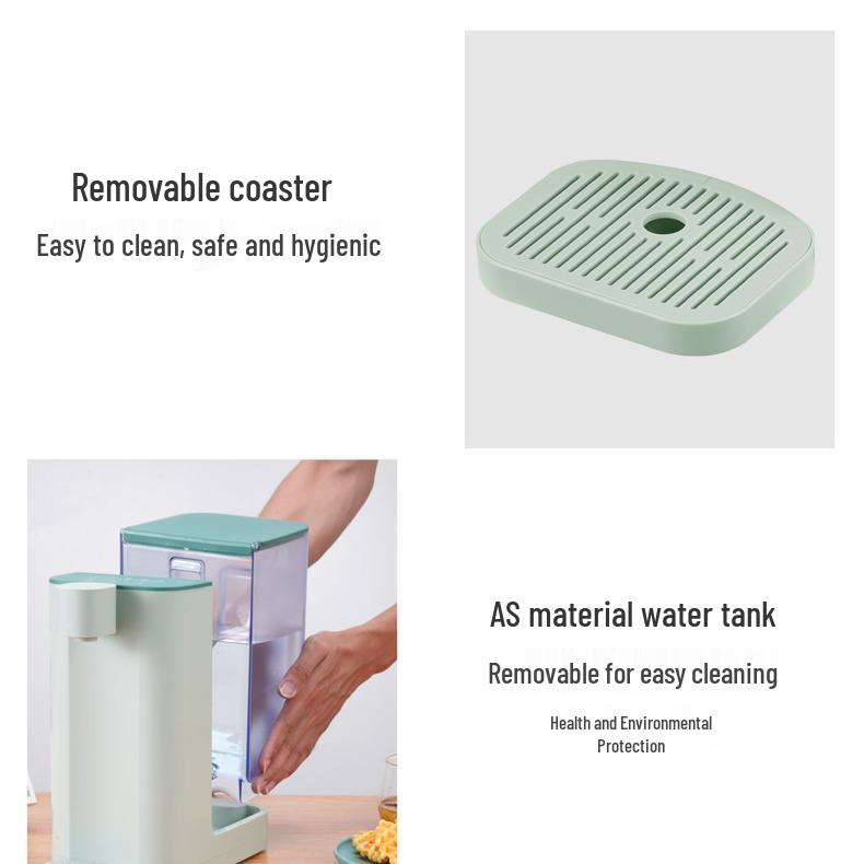 Compact Cross-Border Instant Hot Water Dispenser with Adjustable Temperature, Rapid Heating, 3-Second Instant Hot Water, Small Desktop Boiler, 110V