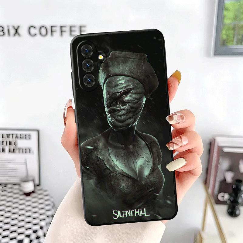 Silent Hill Horror Theme Soft Phone Case for Samsung A17 A37 A57 A16 A26 A36 A56 A15 A25 A35 A55 A14 A24 A34 A54 A13 A23 A33 A53