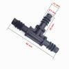 10 Pcs Hose Nozzle Tee Fitting For Garden Hose 8/11 Mm Irrigated Agriculture And Industrial Cooling Systems The Hose Adapter