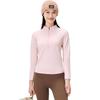 Unisex Outdoor Anti-bacterial Thermal Fleece Stand-collar Top