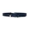 [KIETH] Men's Belt, Mesh Leather, Genuine Leather, Navy, Adjustable Size, Guaranteed Quality KE21194-29