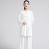 Adult Silk Cotton Traditional Chinese Clothing Wushu Tai Chi Exercise Costume Men Women KungFu Martial Art Uniform Suit Outfits