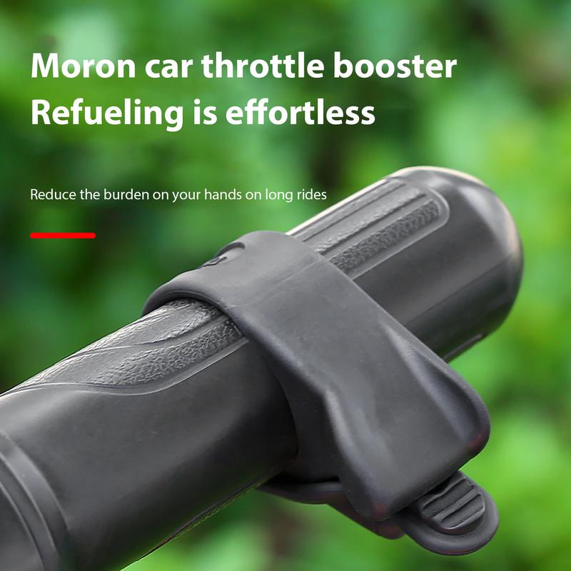 Motorcycle Silicone Throttle Clip Handlebar Throttle Ruise Control Rotatable Throttle Clip Motorbike Riding Wrist Boost