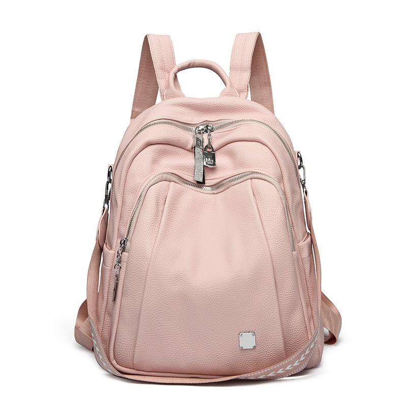 Luxury Designer Backpack Women Large Capacity Travel Bag Fashion High Quality Leather School Bags Casual Bagpack Elegant Girls