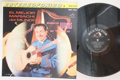 LP Record MARIACHI VARGAS DE TECALITLAN - El Mejor Mariachi Del Mundo MKS1224 RCA VICTOR Mexico Latin Used