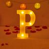 Alphabet Letter LED Lights Luminous Number Lamp Decor Battery Night Light for Home Wedding Birthday Christmas Party Decoration KTY