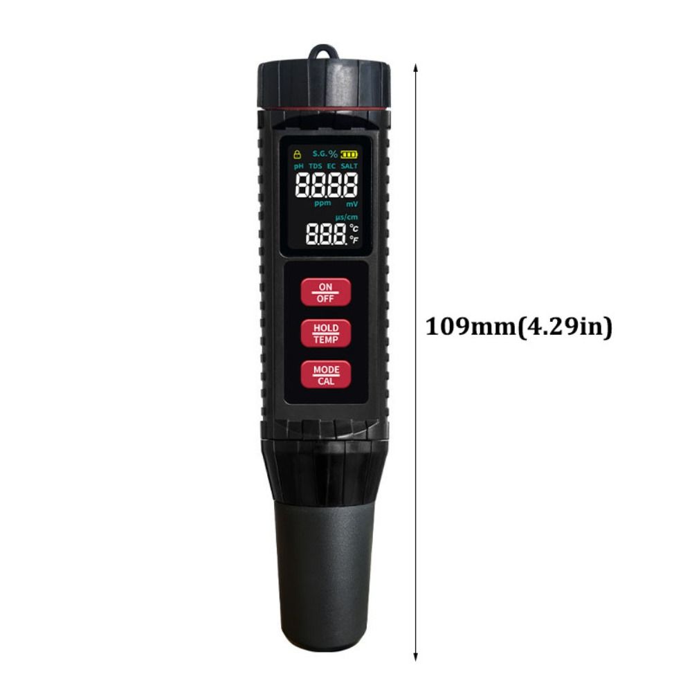 Multifunction Household Water Test Pen Waterproof PH Tester Digital PH Meter  Swimming Pools