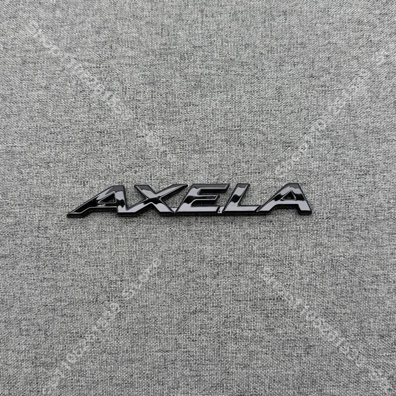 Black Logo MAZDA3 Front Emblem Letters Badge Car Rear Trunk Sticker For 2015 2016 Years MAZDA3 Sedan Hatch back Accessories FF17