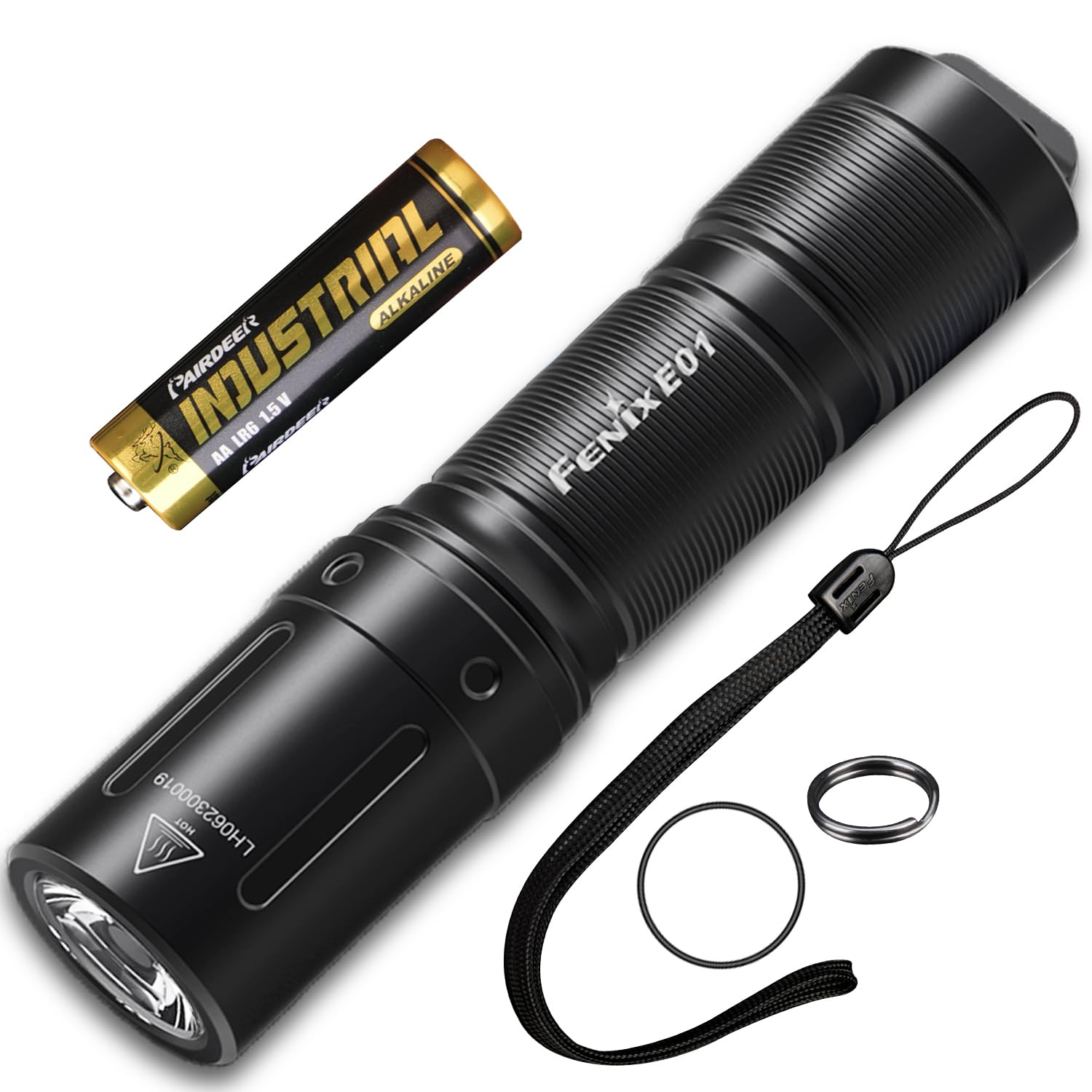 

Fenix E01 Компактный брелок 100 Батарея Легкий 35м Водонепроницаемый Светодиодный Идеально подходит для Собаки На открытом воздухе Катастрофа Ночь Горы и многое другое V2.0-L Работает от батареи чёрный